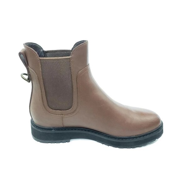 Cole Haan Greenwich Chelsea Boots Waterproof Round Toe Brown Leather Womens 6.5 - Picture 2 of 9
